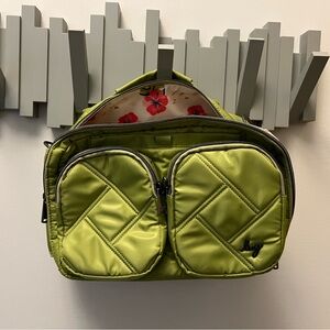 Lug Rider crossbody bag in Grass Green